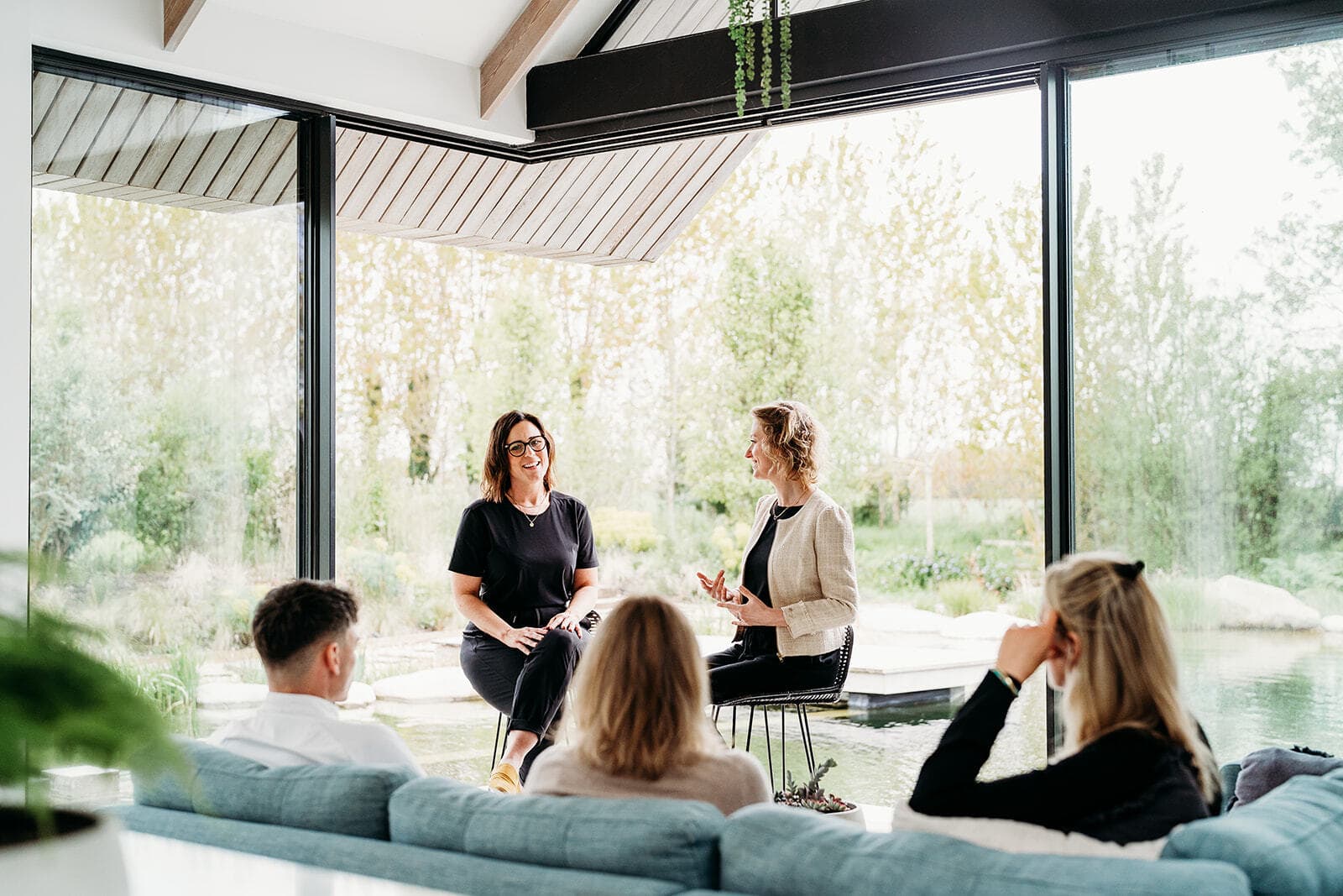 People working in an Ashore property.